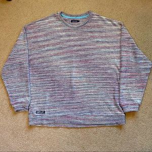 Southern Marsh rainbow stripe pullover.